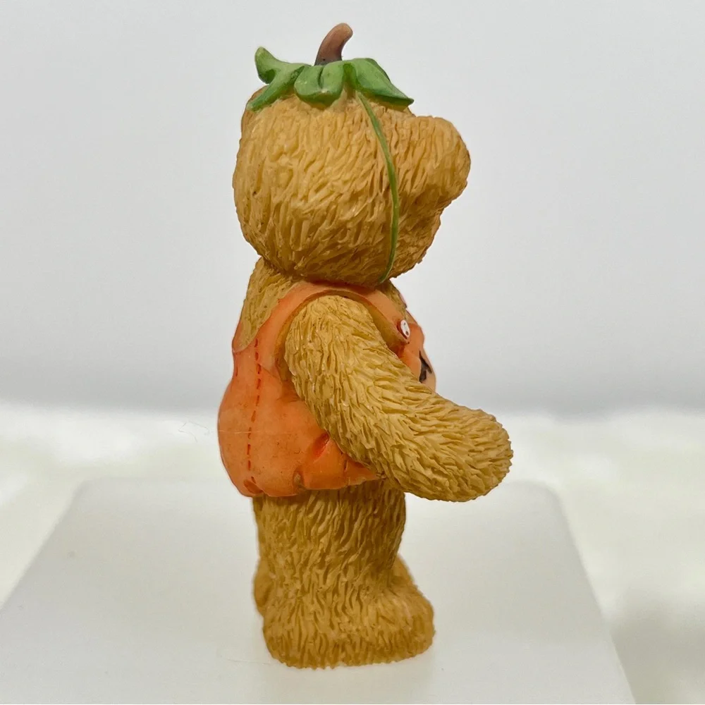 Cherished Teddies Adelaide Bear Pumpkin Costume Figurine Jack-O-Lantern #798835